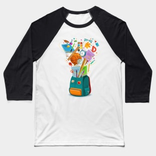 School rucksack concept Baseball T-Shirt